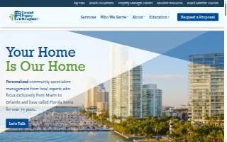 Campbell Property Management website