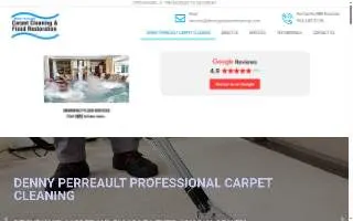 Denny Perreault Carpet Cleaning website
