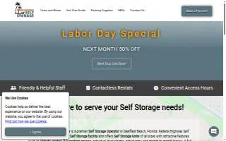 Federal Highway Self Storage website