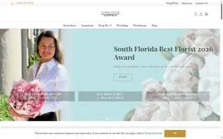 Le Soul Fleur Flower Boutique website