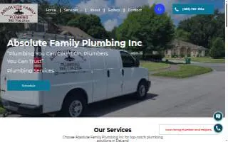 Absolute Family Plumbing Inc website