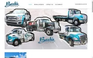 Beck's Towing & Recovery, Inc. of Delray Beach website