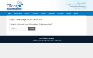 Client Support Software