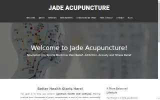 Jade Acupuncture website