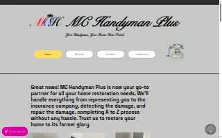 MC Handyman Plus website