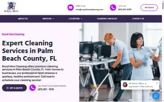 Royal Hive Cleaning of Delray Beach website