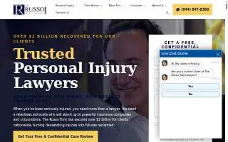 The Russo Firm - Delray Beach website