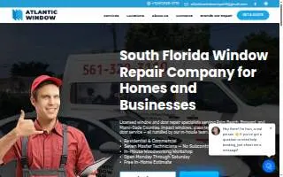 Atlantic Window & Screen repair website