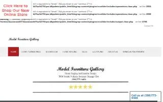 Model Furniture Gallery of Deltona website
