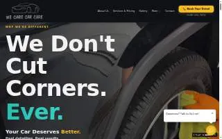 We Care Health and Wellness Center website
