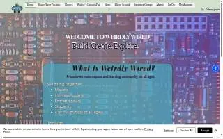 Weirdly Wired website