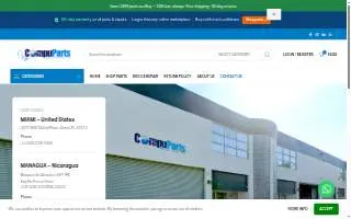 Compuparts Solutions website