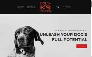 Delta Force K-9 of Doral website