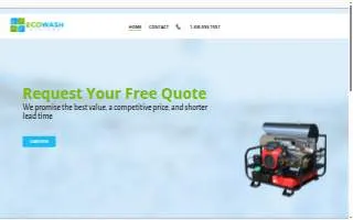 Eco Wash Systems of Doral website