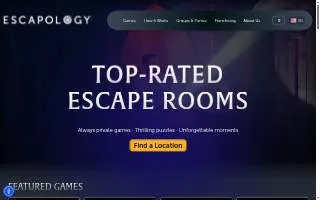 Escapology Escape Rooms Gainesville website