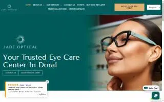 Jade Optical website