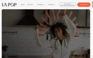 LA POP - Chiropractic website