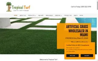 Tropical Turf website