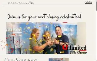 Unlimited Title Group of Doral website