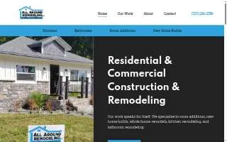All Around Remodeling website