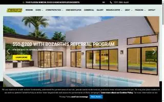 Bozarth Contractors, Inc. website