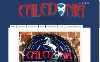 Caledonia Brewing website