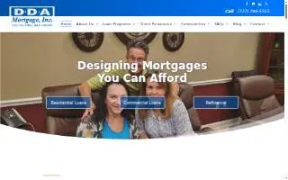 DDA Mortgage website