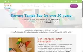Foundations Therapy website