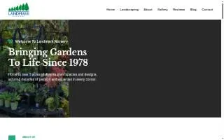 Landmark Nursery of East Lake website