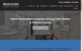 Renovations Home Center of East Lake website