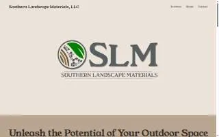 Southern Landscaping Materials of East Lake website