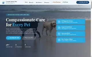 Coronado Animal Clinic of Edgewater website