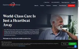 Daytona Heart Group of Edgewater website