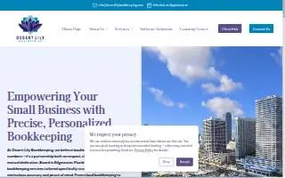 Desert Lily Bookkeeping website