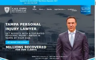 Esposito Law Firm of Edgewater website