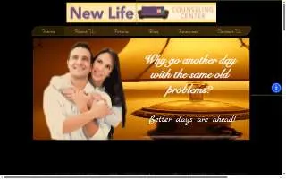 New Life Counseling Center website