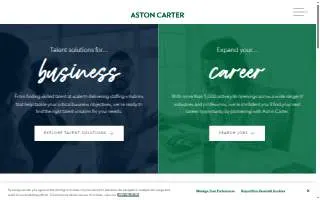 Aston Carter of Egypt Lake-Leto website