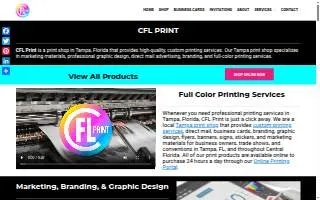 CFL Print website