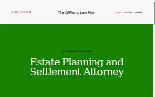 DiPierro Law Firm website