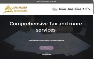 La Casa Amarilla Tax Services LLC website