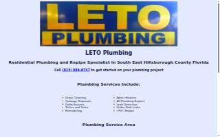 Leto Plumbing Inc