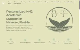 Beachside Tutoring website