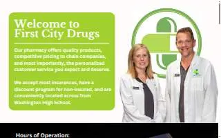 First City Drugs of Ferry Pass website