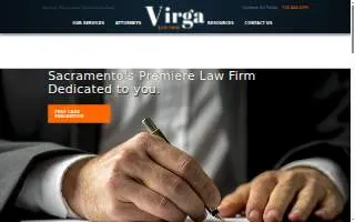 The Virga Law Firm, P.A. of Ensley website