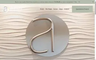 Artistry Salon website