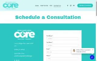 Core Pediatric Therapy website