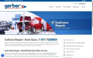 Gerber Collision & Glass of Estero website
