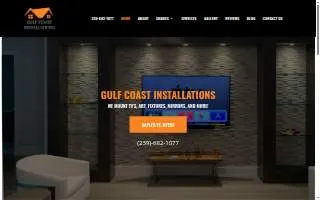 Gulf Coast Installations website
