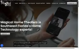 Magical Home Theaters of Estero website