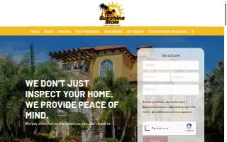 Sunshine State Residential Inspections website